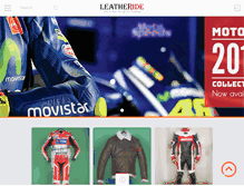 Tablet Screenshot of leatheride.com